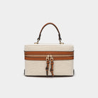 SHOMICOBOUTIQUE women's chic spring shoulder bag with elegant design and dual zipper closure