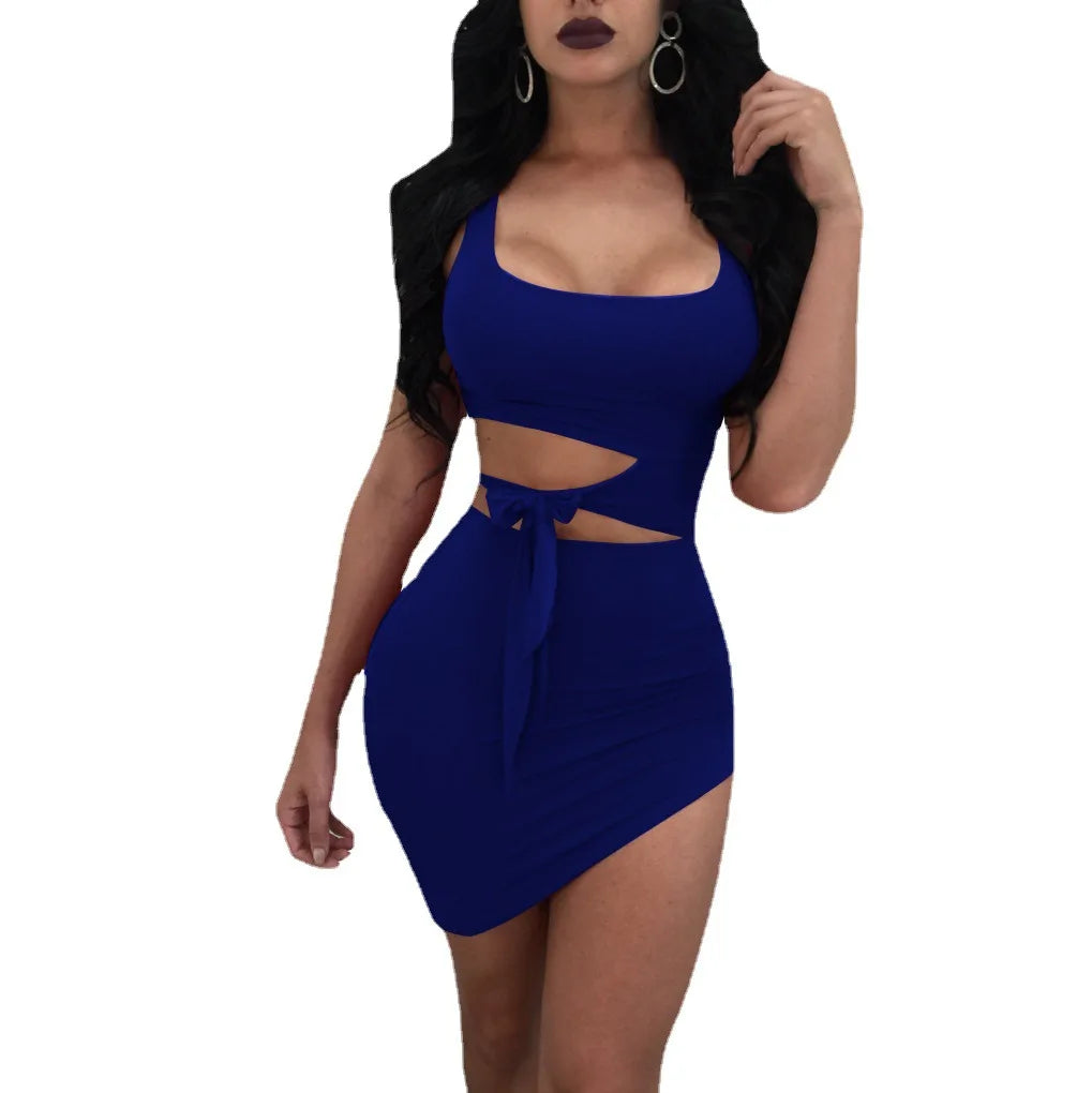 Mini Vacation Dress – Cutout Bodycon Night Out Style