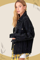 Women's Coats & Jackets Womens Corduroy Frayed Seam Sylvia Jacket