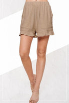 Women's Shorts Womens Flare Hem Dahlia Shorts in 3 Colors