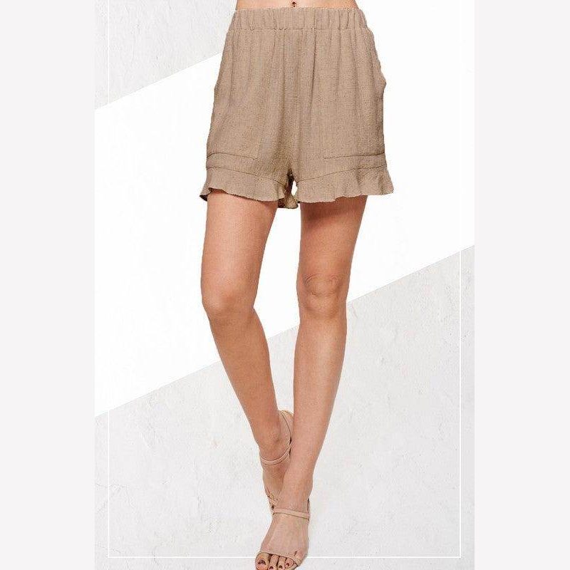 Womens Flare Hem Dahlia Shorts in 3 Colors - VacationGrabs