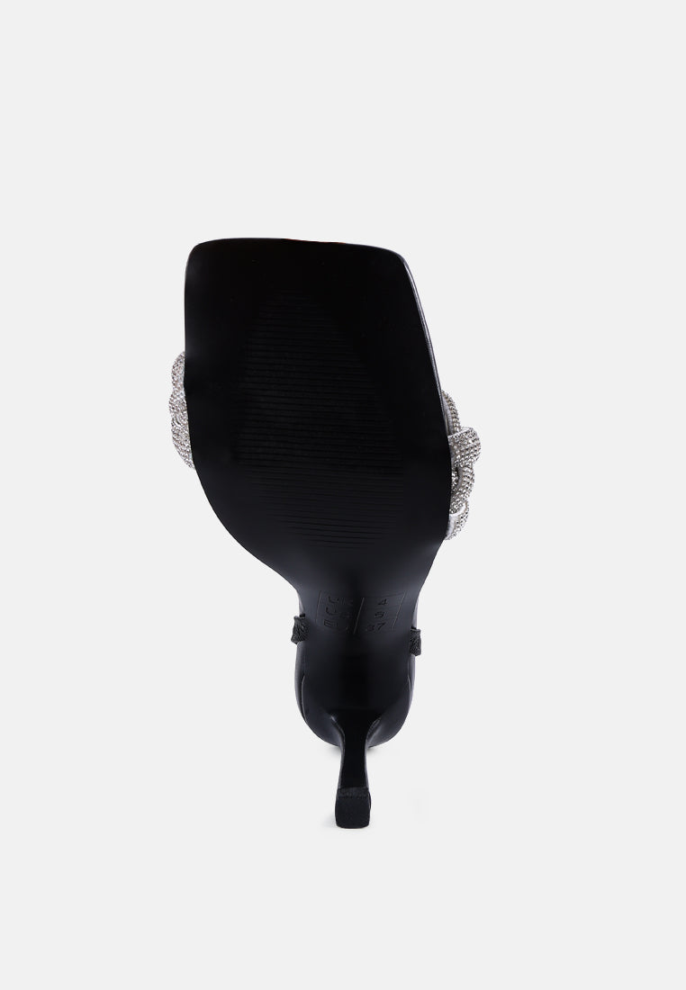 Sleek London Rag International women's high heel sandals with a stylish design and supportive ankle strap