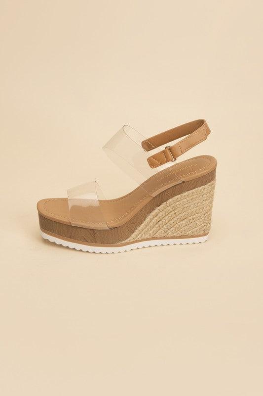 Women's Shoes - Sandals Womens Intend Clear Wedge Heels Shoes At Vacationgrabs
