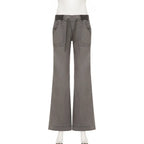 women's jeans in gray, stretchy material, perfect for casual wear