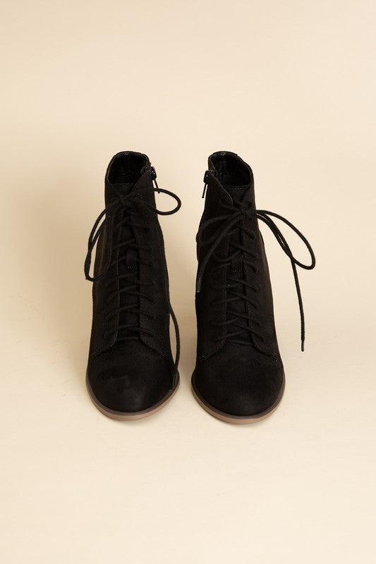 Women's Shoes - Boots Womens Kidman Black Lace Up Boots
