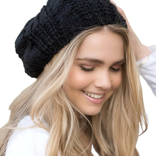 Women's Accessories - Hats Womens Knit Slouchy Beret Hat