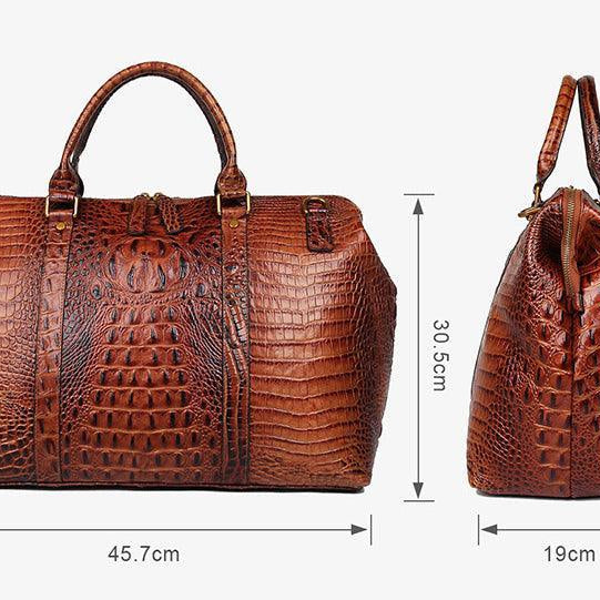 Wallets, Handbags & Accessories Womens Large Brown Genuine Leather Textured Shoulder Handbag