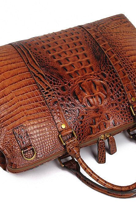 Wallets, Handbags & Accessories Womens Large Brown Genuine Leather Textured Shoulder Handbag