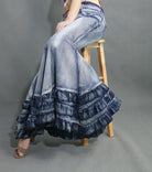 Women's Skirts Womens Long Maxi Jean Skirt Vintage Blue Ruffle Mermaid Hem