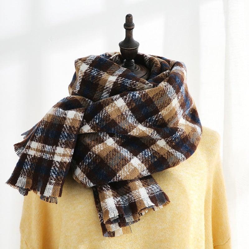 Women's Accessories - Hats Womens Long Plaid Fall Scarves