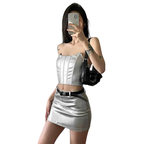 Vacation Outfits for Women - VacationGrabs Womens Metallic