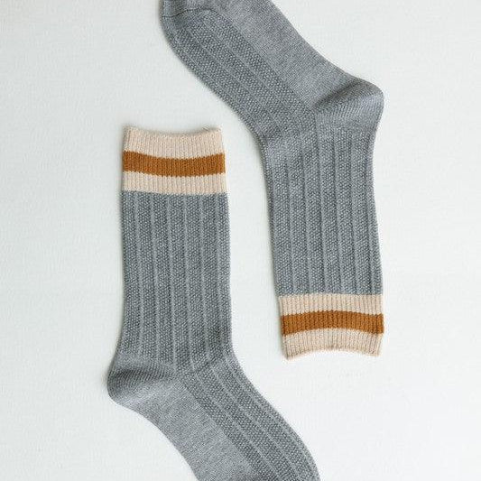 Women's Accessories - Leg Warmers Womens Mid-Calf Color Block Socks