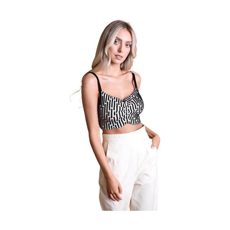 Womens Mod Lines Contour Brami Top - VacationGrabs