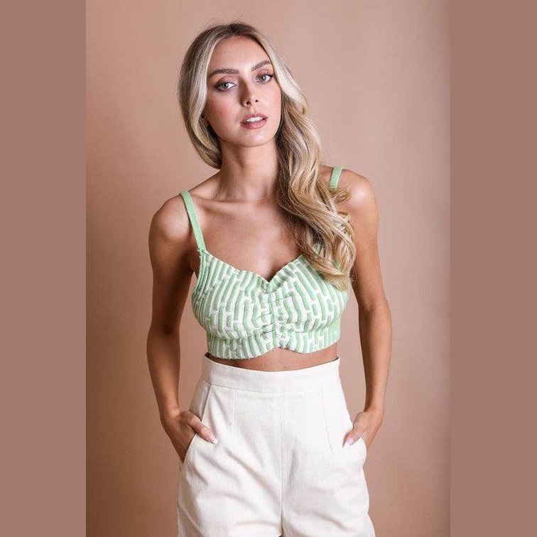 Womens Mod Lines Contour Brami Top - VacationGrabs