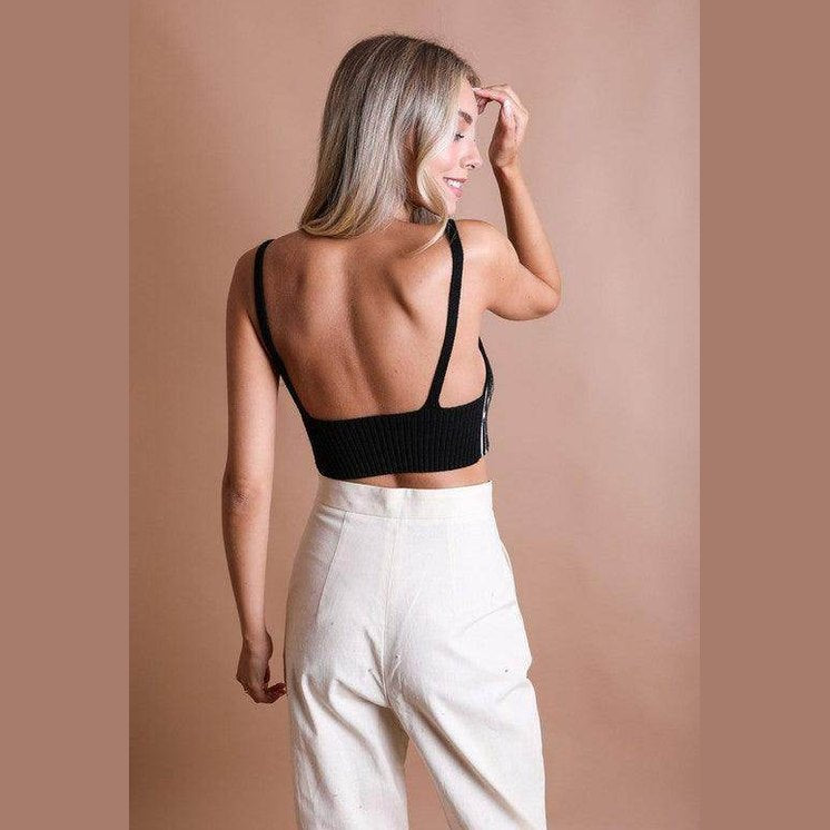 Womens Mod Lines Contour Brami Top - VacationGrabs