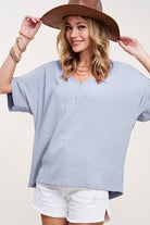 Women's Shirts Womens Oversize Vanessa Textured Top