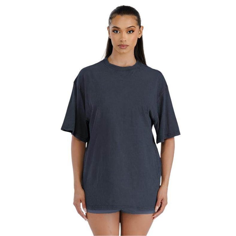 Womens Oversized Cotton Boyfriend Shirt - VacationGrabs