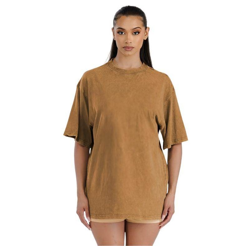 Womens Oversized Cotton Boyfriend Shirt - VacationGrabs