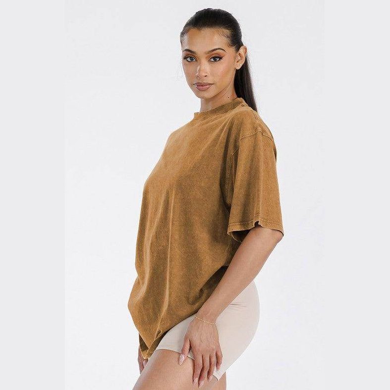Womens Oversized Cotton Boyfriend Shirt - VacationGrabs