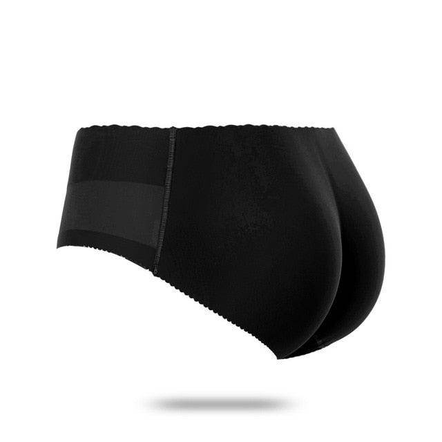 VacationGrabs women's padded hip enhancer in black for a smooth silhouette and enhanced curves