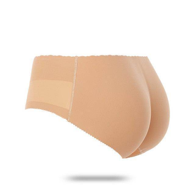 Women’s padded hip enhancer shapewear in nude color for a flattering silhouette and enhanced curves