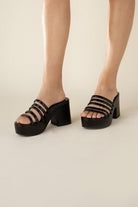 Women's Shoes - Sandals Womens Platform Mules Slides
