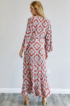 Women's Dresses Womens Printed Long Sleeve Loose Kimono