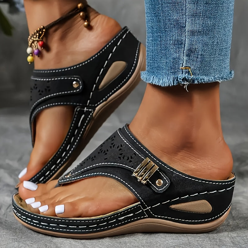 black women's sandals with comfortable design for everyday wear