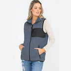 Womens Sherpa Fleece Vest - VacationGrabs