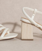 Women's Shoes - Sandals Womens Shoes Ashley Wooden Heel Sandals