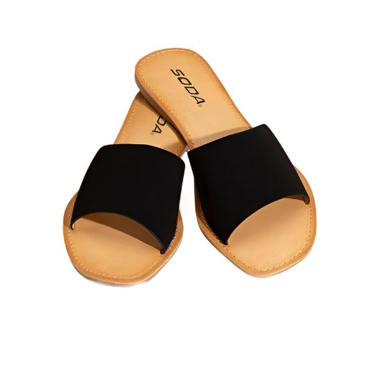 Women's Shoes - Sandals Womens Shoes At Vacationgrabs Style No. Airway-S Flat Slides