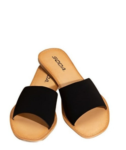 Women's Shoes - Sandals Womens Shoes At Vacationgrabs Style No. Airway-S Flat Slides