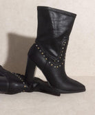Women's Shoes - Boots Womens Shoes At Vacationgrabs Style Paris - Studded Boots