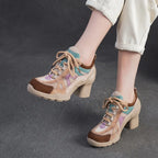 women's shoes in multi-color, trendy design for casual wear
