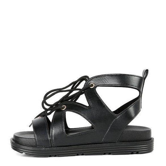 Rag Company women's shoes, black flats with stylish cutouts for casual wear