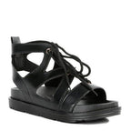 Rag Company women's shoes, black leather flats for casual wear
