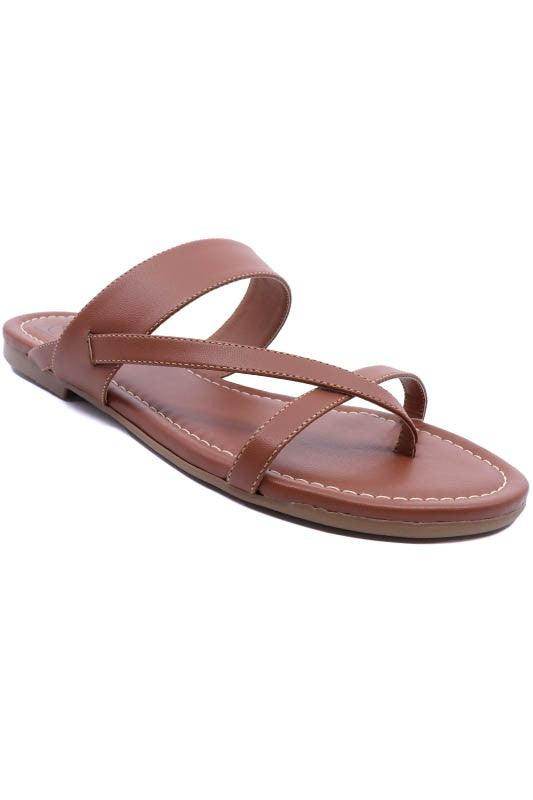 women's shoes, brown leather sandals for casual summer wear