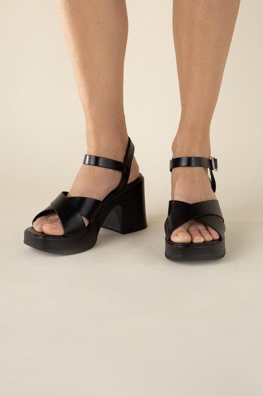 Women's Shoes - Heels Womens Shoes Criss Cross Sandals Heels
