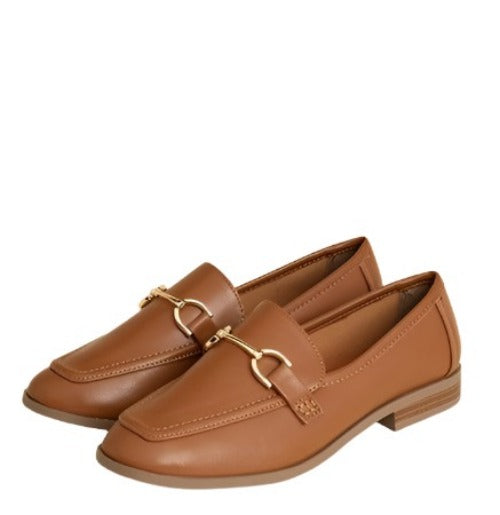 Women's Shoes - Flats Womens Shoes - Guitar Horsebit Flats