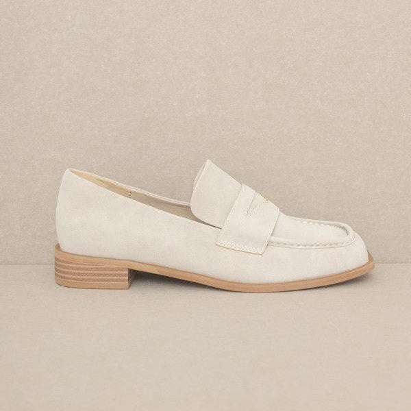 Women's Shoes - Flats Womens Shoes - June Square Toe Penny Loafers