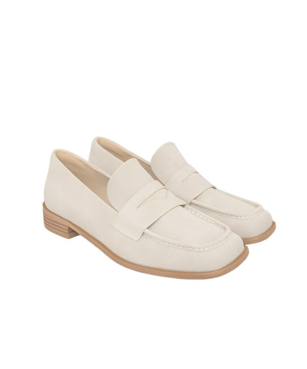 Women's Shoes - Flats Womens Shoes - June Square Toe Penny Loafers