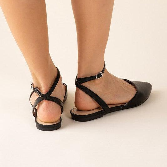 Women's Shoes - Sandals Womens Shoes Linden Ankle Strap Flats