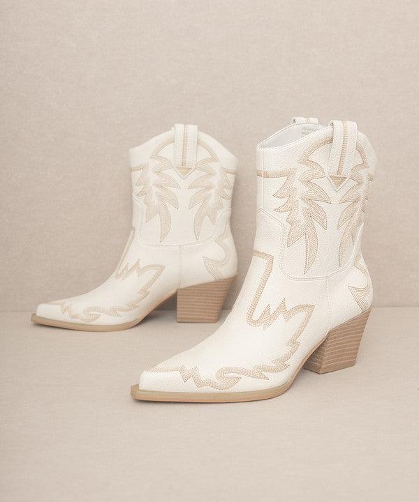 Women's Shoes - Boots Womens Shoes - Nantes Embroidered Cowboy Boots