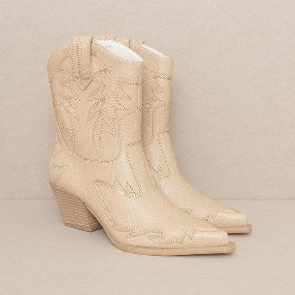 Women's Shoes - Boots Womens Shoes - Nantes Embroidered Cowboy Boots