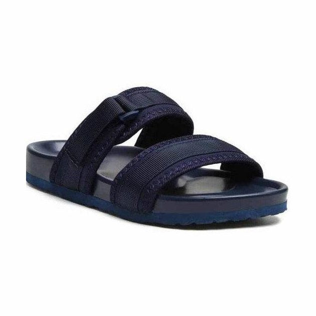 Rag Company women's shoes, navy slide flats for casual summer wear