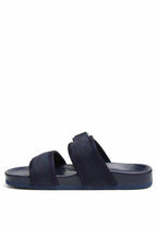 Rag Company women's shoes, navy blue flat slides for casual comfort