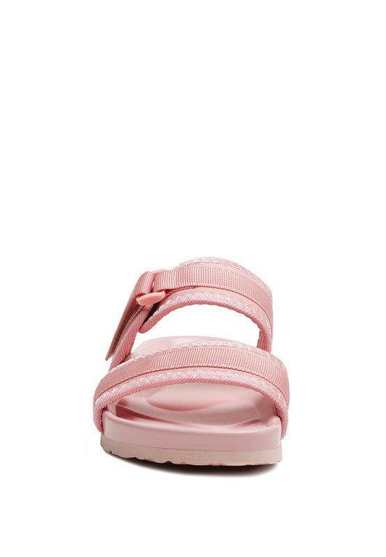 Rag Company women's shoes, pink flats with adjustable straps for casual wear