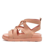 Rag Company women's shoes, beige flats with open design for summer wear