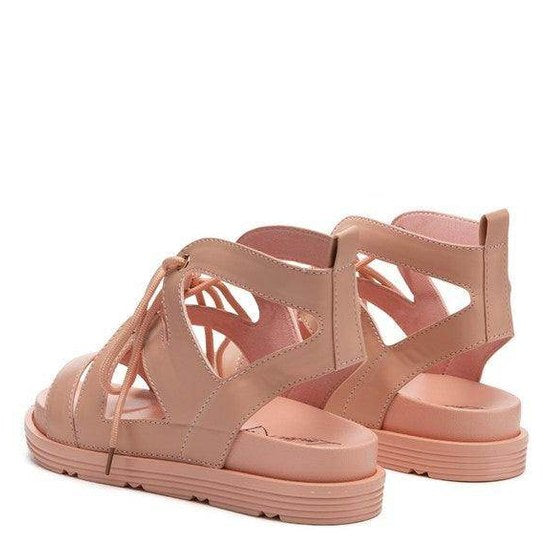 Rag Company women's shoes, nude flats with cut-out design for casual wear