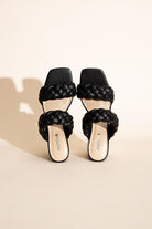 Women's Shoes - Heels Womens Shoes Style Buggy-S Braided Strap Mule Heels